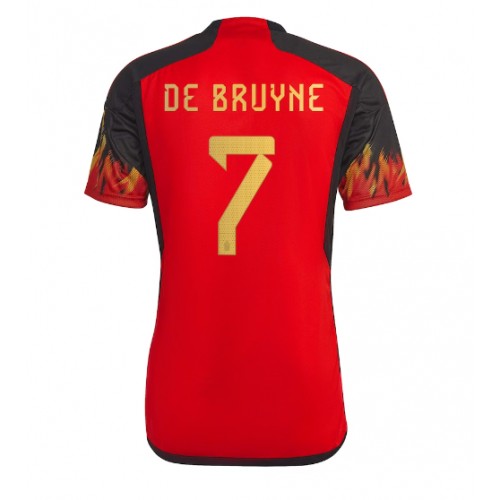 Belgium Kevin De Bruyne #7 Replica Home Shirt World Cup 2022 Short Sleeve